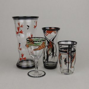 Art Deco / Art Nouveau glas